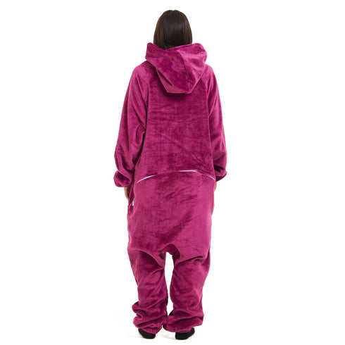 Snuggs Blanket Onesie Fuchsia